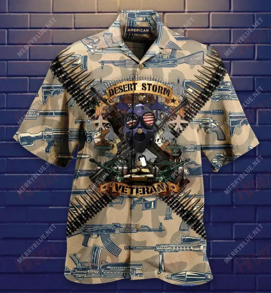 Powerful Soldiers Unisex Short Sleeve Shirt Summer Hawaiian T Shirts Tactical Hawaiian Shirt Hawaiian Shirt Pattern, Hawaiian Shirt Gift, Christmas Gift