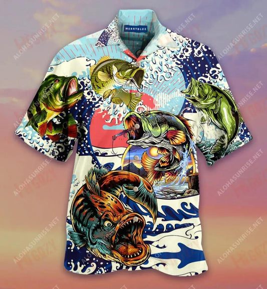 Fishing Is My Life Hawaiian Shirt Vacation Short Sleeve Tactical Hawaiian Shirt Funny Hawaiian Shirts, Hawaiian Shirt Gift, Christmas Gift