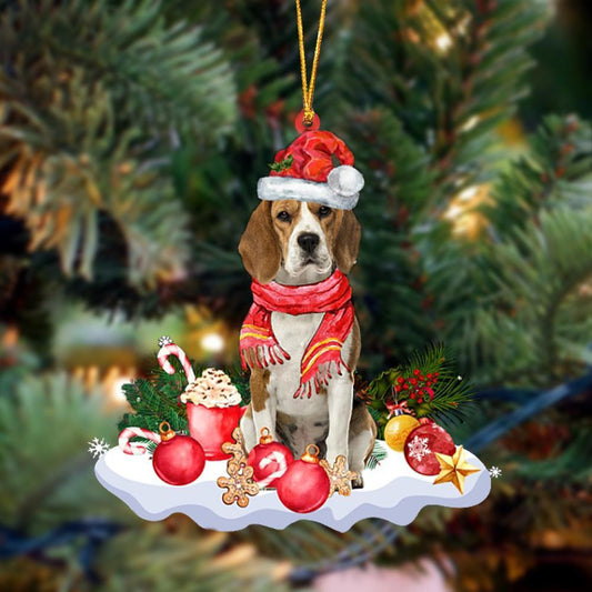 Beagle-Better Christmas Hanging Christmas Plastic Hanging Ornament, Christmas Ornament Gift, Christmas Gift, Christmas Decoration