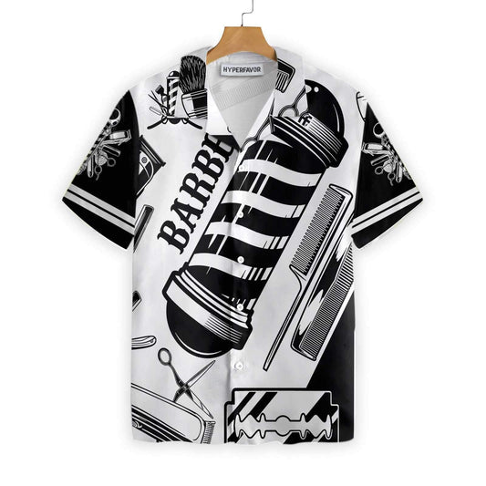 Classic Barber Is My Life Design Hawaiian Shirt, Hawaiian For Gift