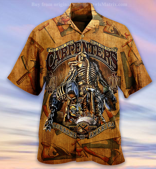 Carpenter Vintage Love America - Hawaiian Shirt, Hawaiian Shirt Gift, Christmas Gift