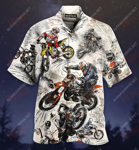 Ride Hard Or Stay Home Unisex Short Sleeve Shirt Ocean Hawaiian T Shirts Tactical Hawaiian Shirt Funny Hawaiian Shirts, Hawaiian Shirt Gift, Christmas Gift