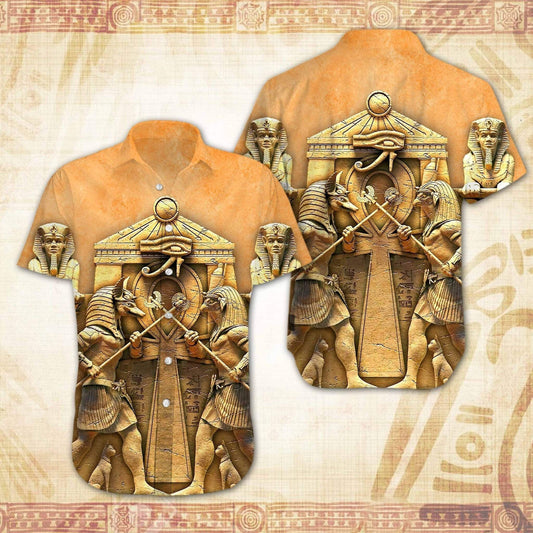 Hawaiian Aloha Shirts Ancient Egyptian, Hawaiian Shirt Gift, Christmas Gift