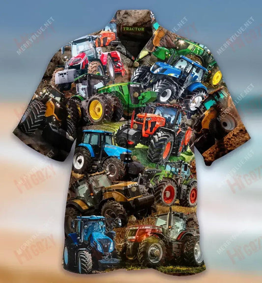 I Don'T Snore I Dream I'M A Tractor Unisex Hawaiian Shirt Summer Short Sleeve Custom Hawaiian Shirts Funny Hawaiian Shirts, Hawaiian Shirt Gift, Christmas Gift