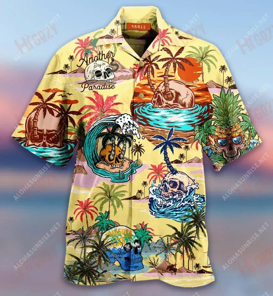 Discover Skull Islands Short Hawaiian Shirt Vacation Hawaiian T Shirts Custom Hawaiian Shirts Funny Hawaiian Shirts, Hawaiian Shirt Gift, Christmas Gift