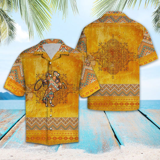 Rodeo Vintage Cowboy Western Fashion Hawaiian Shirt,Hawaiian Shirt Gift, Christmas Gift