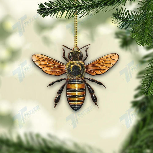 Bee Christmas Ornament, Christmas Ornament Gift, Christmas Gift, Christmas Decoration