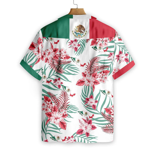 Mexico Proud Red And Green Design Hawaiian Shirt,Hawaiian Shirt Gift, Christmas Gift