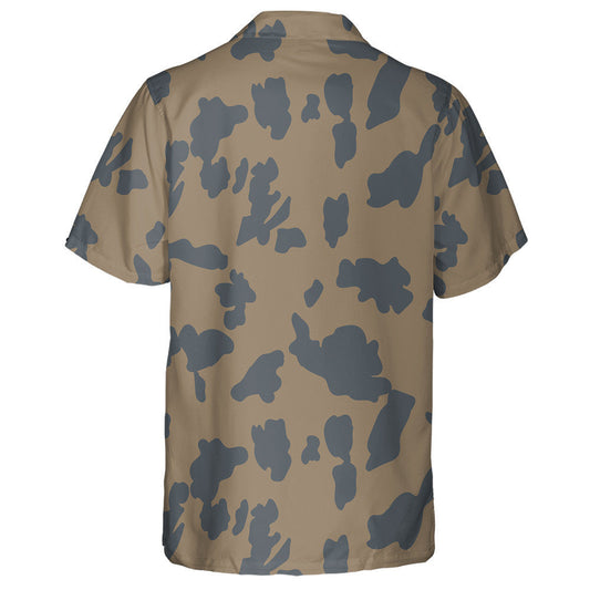 Cow Skin Black And Brown Animal Skin Hawaiian Shirt, Hawaiian Shirt Gift, Christmas Gift
