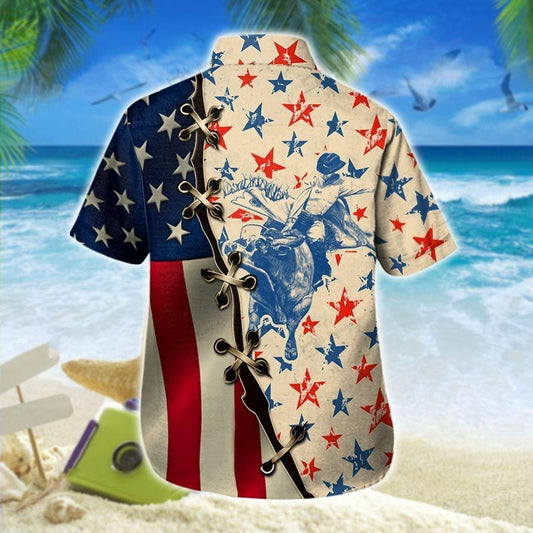 Hawaiian Aloha Shirts American Bull Riding, Hawaiian Shirt Gift, Christmas Gift