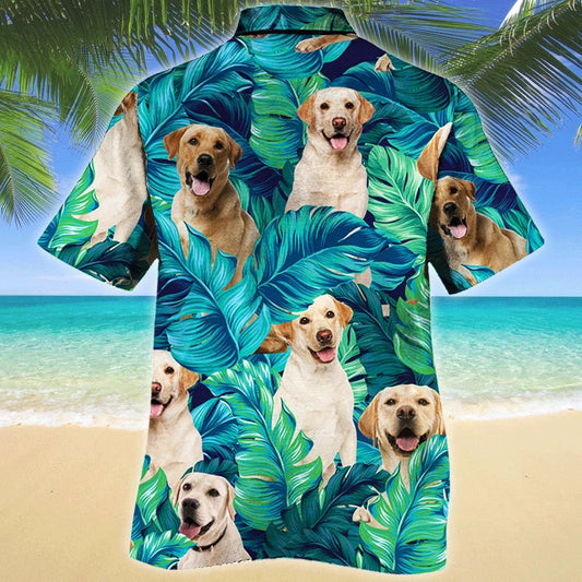 Labrador Retriever Dog Lovers Gift Tropical Forest Hawaiian Shirt, Hawaiian Shirt Gift, Christmas Gift