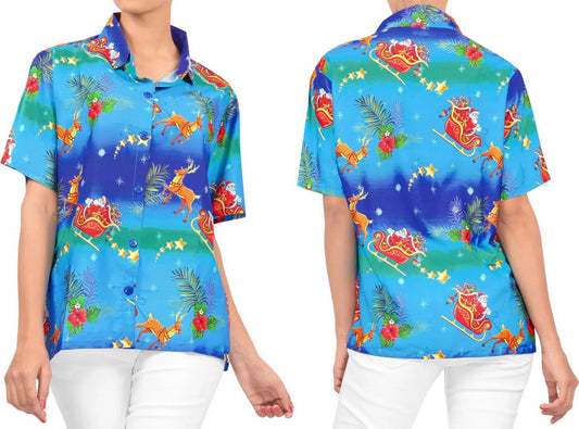 Magical Night Of Christmas Design Hawaiian Shirt,Hawaiian Shirt Gift, Christmas Gift