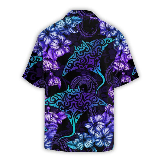Rays Hibiscus Tropical Hawaiian Shirt ColorFul Summer Shirt, Hawaiian Shirt Gift, Christmas Gift