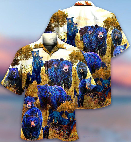 Bear Love Animals - Hawaiian Shirt,Hawaiian Shirt Gift, Christmas Gift