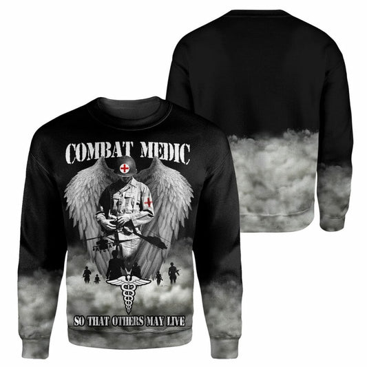 Combat Medic - 3D All Over Printed Shirt Tshirt Hoodie Apparel