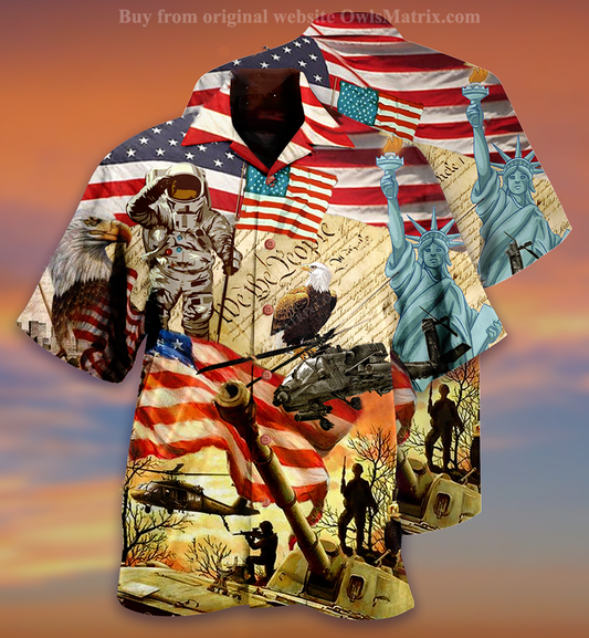 America Independence Day - Hawaiian Shirt, Christmas Gift