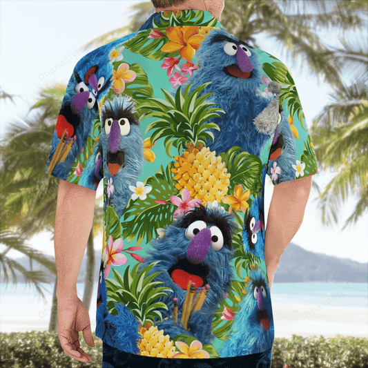 Herry Monster Hawaiian Shirt, Hawaiian Shirt Gift, Christmas Gift