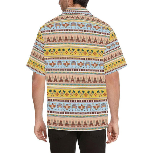 Native American Bright Color Pattern Hawaiian Shirt,Hawaiian Shirt Gift, Christmas Gift