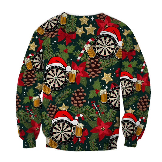 Darts Christmas Patterns Sweater, Christmas Ugly Sweater, Christmas Gift, Gift Christmas 2024