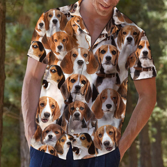 Awesome Beagle Dog Face Gift For Dog Lovers Hawaiian Shirt, Hawaiian Shirt Gift, Christmas Gift