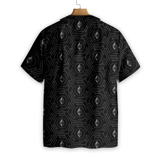 Ideal Seamless High Tech Ethereum Cryptocurrency Design Hawaiian Shirt, Hawaiian Shirt Gift, Christmas Gift