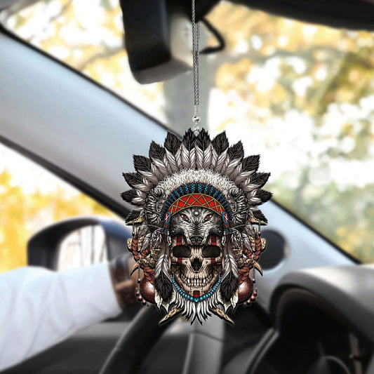 Native American Car Hanging Ornament, Car Ornaments For Men, Christmas Decoration