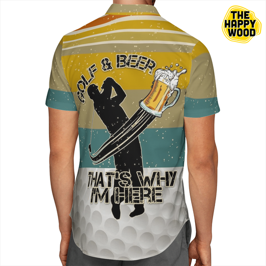 Golf Hawaiian Shirt, Hawaiian Shirt Gift, Christmas Gift