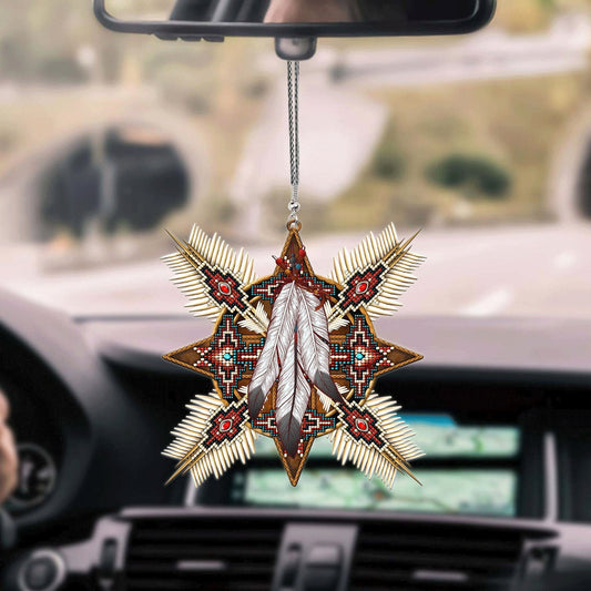 Native American Car Hanging Ornament, Car Ornament, Christmas Decoration