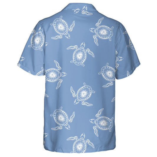 Underwater Sealife With Seaweed Plants Fishes And Turtles Hawaiian Shirt, Hawaiian Shirt Gift, Christmas Gift