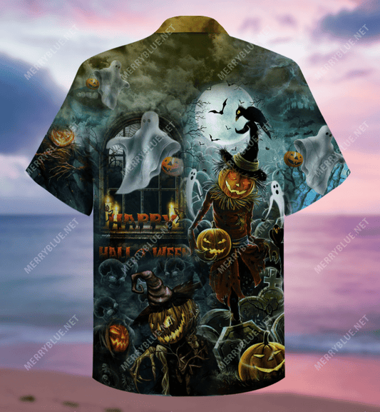 Buy Everyday Is Halloween Hawaiian Shirt-Hawaiian Shirt Gift, Christmas Gift