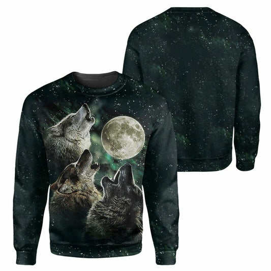 Wolf - 3D All Over Printed Shirt Tshirt Hoodie Apparel