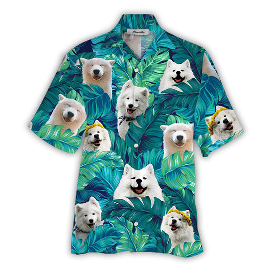 Damoyed Hawaiian Shirt, Hawaiian Shirt Gift, Christmas Gift