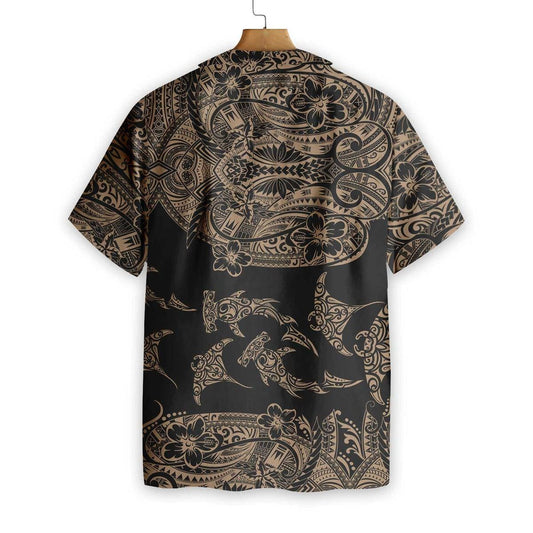 Luxurious Ornaments Hawaii Polynesian Pattern Hawaiian Shirt,Hawaiian Shirt Gift, Christmas Gift