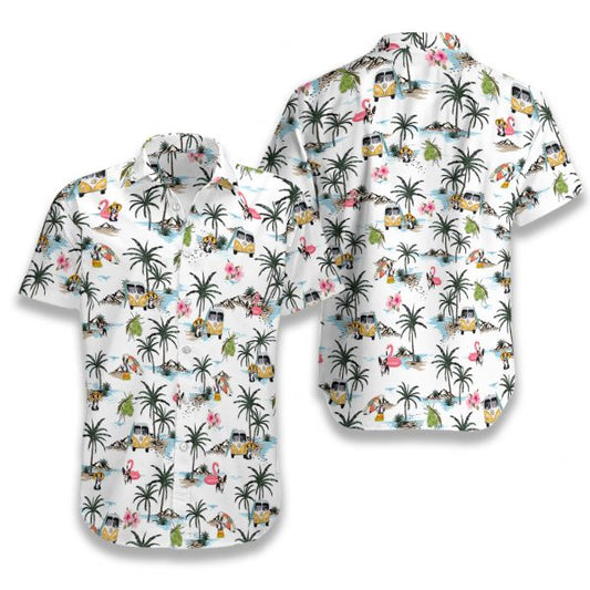 Boston Terrier Hawaii Hawaiian Shirt,Hawaiian Shirt Gift, Christmas Gift
