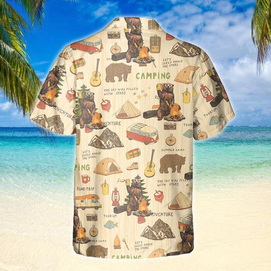 Ideal Design Hawaiian Shirt And Into The Forest I Go Camping, Hawaiian Shirt Gift, Christmas Gift