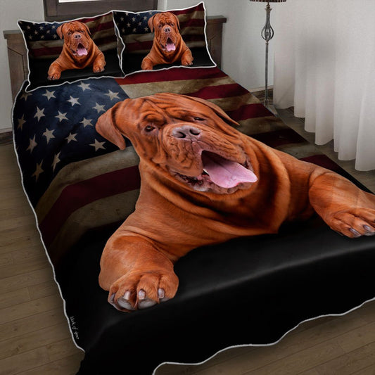 Dogue De Bordeaux Quilt Bedding Set Bedroom Set Bedlinen 3D,Bedding Christmas Gift,Bedding Set Christmas