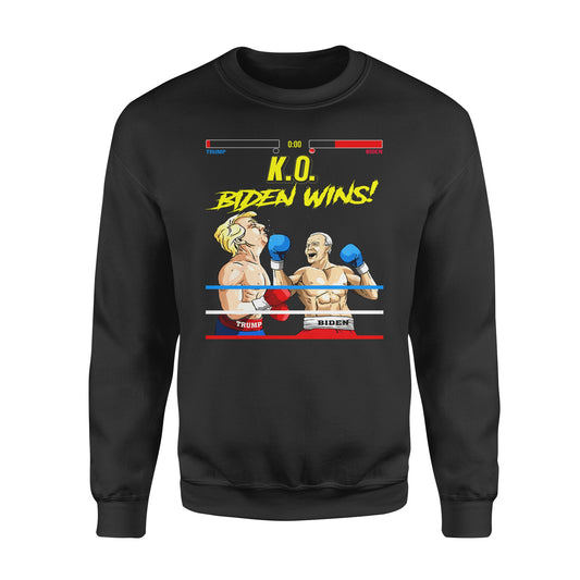 Biden gewinnt Biden 46 gewählt Feiern Sie Biden 46. Präsident - Lustige Sweatshirt Geschenke Weihnachten hässlicher Pullover für Männer und Frauen