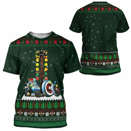 3D Drag Racing Custom T-Shirt Hoodie Bekleidung