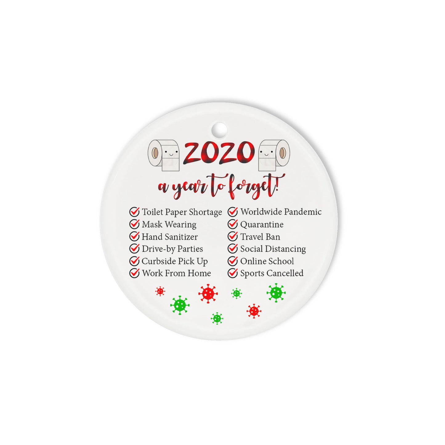 Circle Ornament (1 sided)