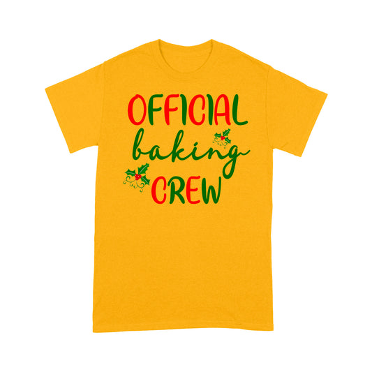 Official Baking Crew Funny Christmas Gift Tee Shirt Gift For Christmas