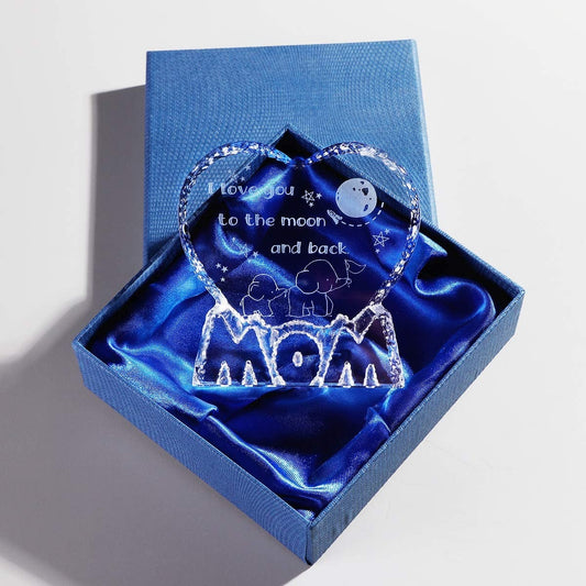 Birthday Gifts for Mom from Daughter, Mother's Day Gifts, Crystal Keepsake Present for Mother