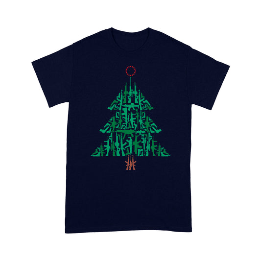 Guns Christmas Tree Ornament Gift Funny Christmas Tee Shirt Gift For Christmas