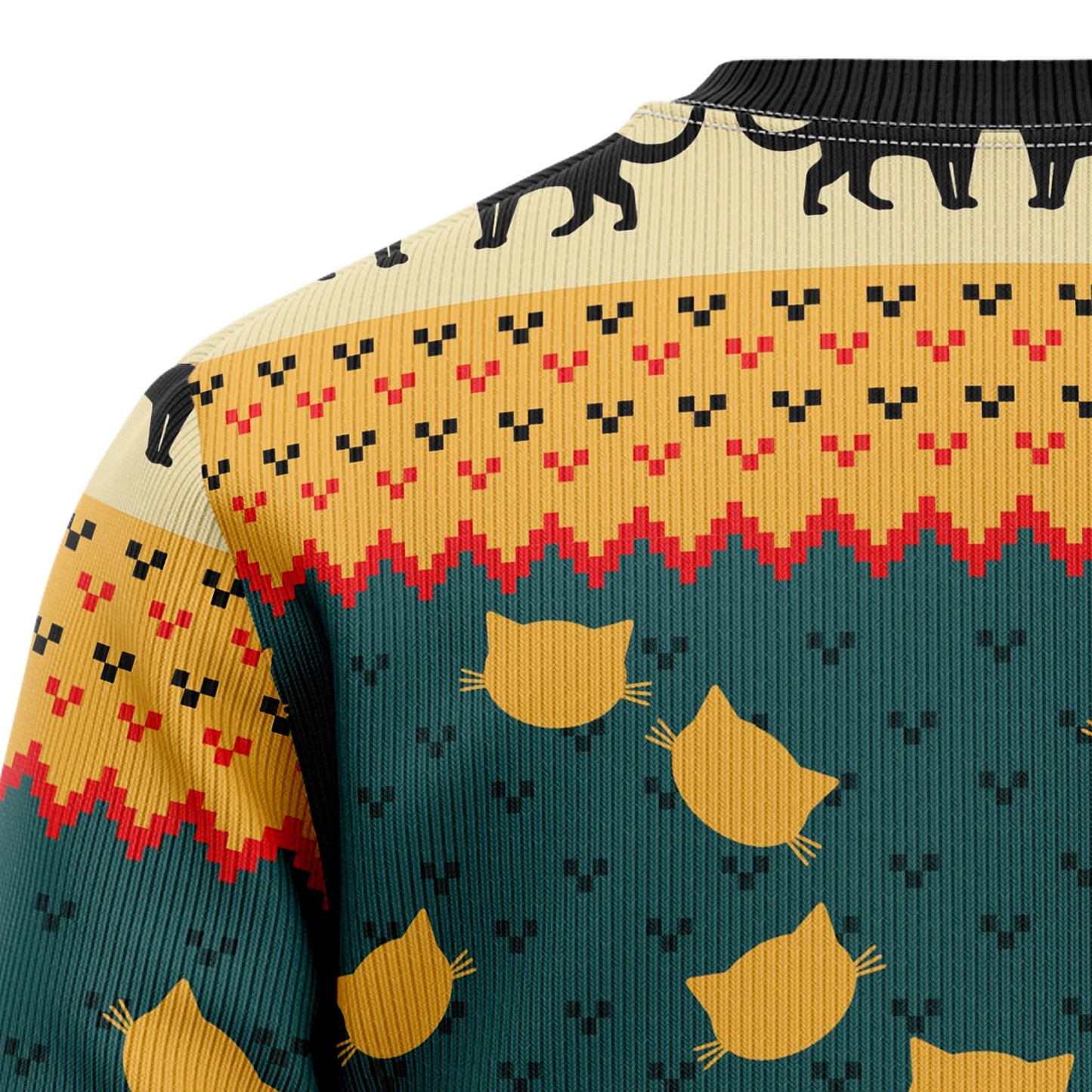 Black Cat Ugly Christmas Sweater , Christmas Ugly Sweater,Christmas Gift,Gift Christmas 2024