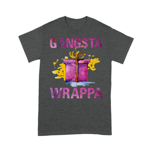 Funny Christmas Outfit - Gangsta Wrappa Holiday Gift Tee Shirt Gift For Christmas