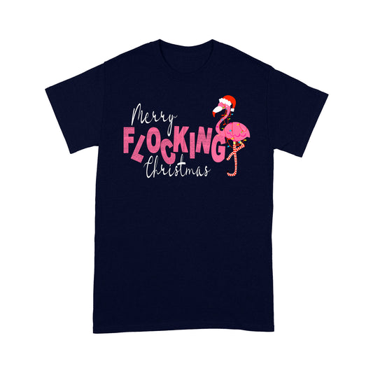 Frohe beflockte Weihnachten. T-Shirt Geschenk für Weihnachten
