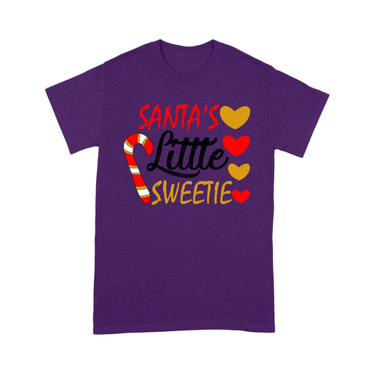 Santa's Little Sweetie Funny & Cute Christmas Gift - Standard T-shirt Tee Shirt Gift For Christmas