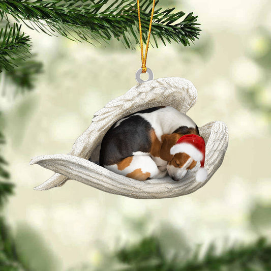Beagle Sleeping Angel Christmas Ornament Dog Christmas Hanging Ornament - Best gifts your whole family