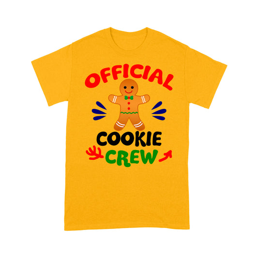 Official Cookie Crew Funny Christmas Baking Gift Tee Shirt Gift For Christmas
