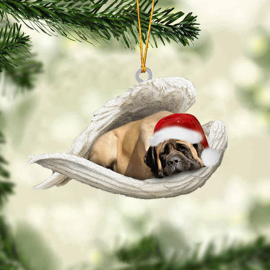 English Mastiff Sleeping Angel Christmas Ornament Godmerc - Best gifts your whole family