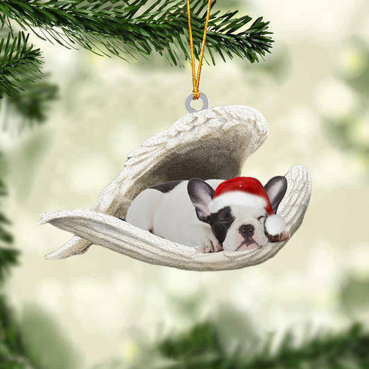 French Bulldog Sleeping Angel Christmas Ornament Dog Christmas Hanging Ornament - Best gifts your whole family